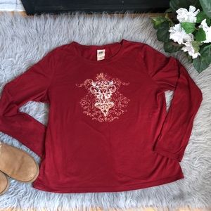 Faded glory originals established 1972 size extra-large 16/18 burgundy red